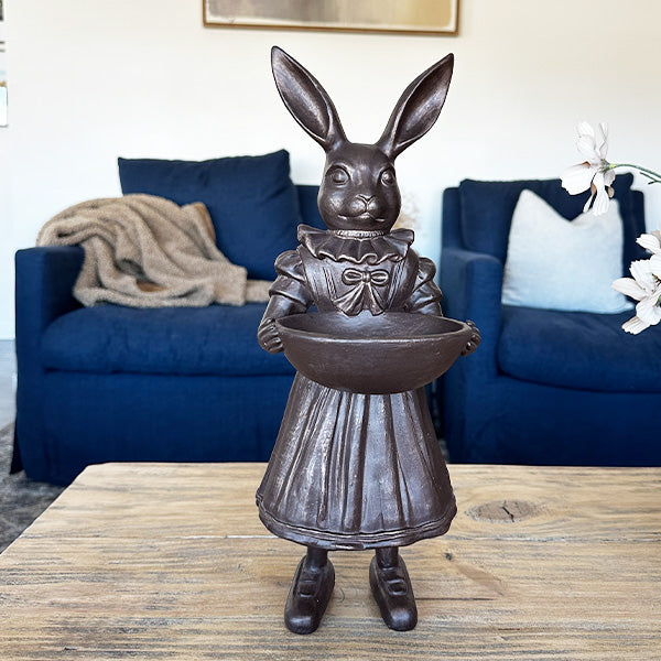 Avelena | Royal Bunny Bronze Schüssel, Wähle Deinen Stil Dapper Critters Kollektion