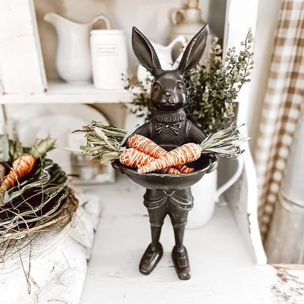 Avelena | Royal Bunny Bronze Schüssel, Wähle Deinen Stil Dapper Critters Kollektion