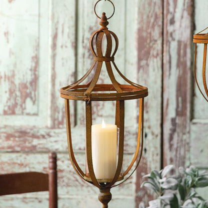 Avelena | Rustikale Finial Pendelleuchten, Set mit 2