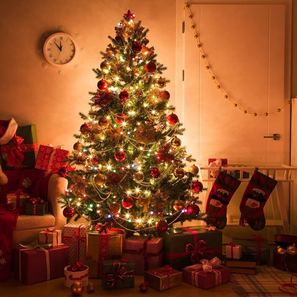 Avelena | LED-Lichtstreifen, 30 m, 15 m, Musiksynchronisation, Bluetooth, 5050, RGB-Raumlicht mit Fernbedienung