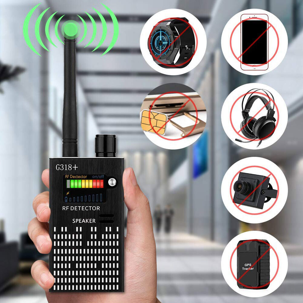 Avelena | Spionagesignal-Wanzendetektor, HF-Detektor, versteckte Kamera, Laserlinse, GSM-GPS-Gerätefinder