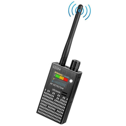 Avelena | Spionagesignal-Wanzendetektor, HF-Detektor, versteckte Kamera, Laserlinse, GSM-GPS-Gerätefinder