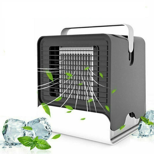 Avelena | Tragbare Mini-Klimaanlage | Ultra-portables Auto-Klimasystem, leises 4-Blatt-Design & ideal für Zuhause, Büro und Reisegebrauch
