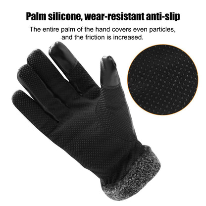 Avelena | -30℃ Wasserdichte, warme Skihandschuhe aus Leder für den Winter | Touchscreen-kompatibel