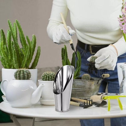 Avelena | Edelstahl Schaufel für Blumenerde – Robuste Pflanzschaufel für Garten und Balkon