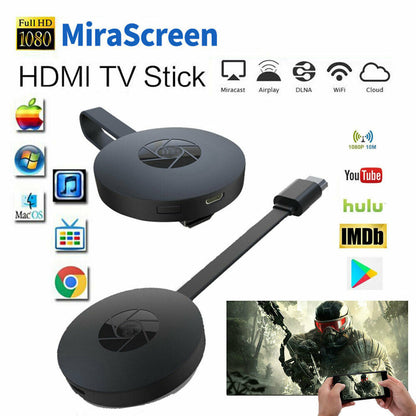 Avelena | Tragbarer kabelloser HDMI TV-Empfänger l Tragbarer 1080P Display HDMI TV-Empfänger