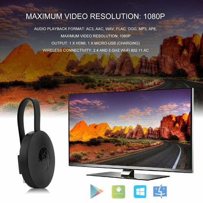 Avelena | Tragbarer kabelloser HDMI TV-Empfänger l Tragbarer 1080P Display HDMI TV-Empfänger
