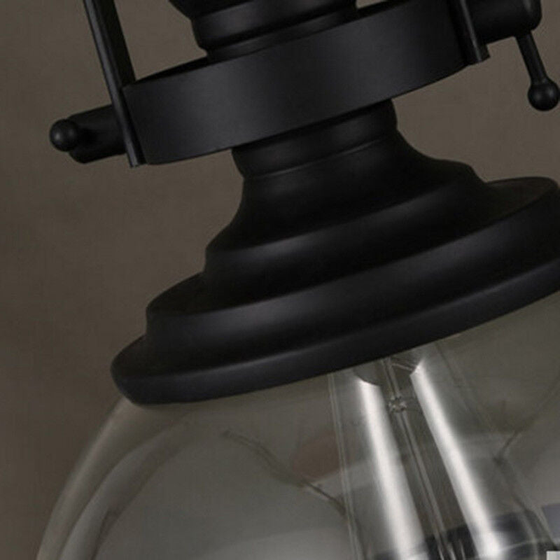 Avelena | Antike Glas Eisen Retro Industrie Kronleuchter Hängende Deckenleuchten