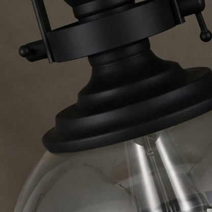 Avelena | Antike Glas Eisen Retro Industrie Kronleuchter Hängende Deckenleuchten
