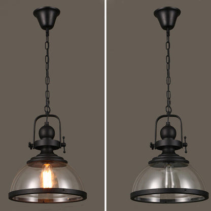 Avelena | Antike Glas Eisen Retro Industrie Kronleuchter Hängende Deckenleuchten