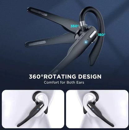 Avelena | Trucker Dual Mic Drahtloses Bluetooth 5.1 Noise Cancelling Headset/Ohrenhörer