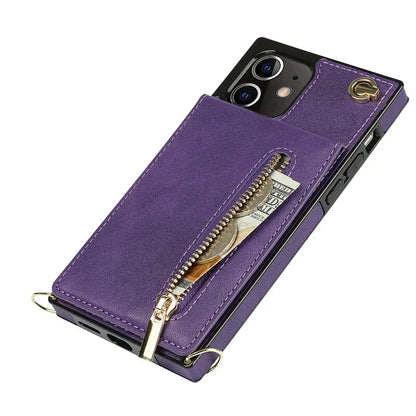 Avelena | 3in1 Handyhülle mit Karten und Münzfach Umhänge Tasche
