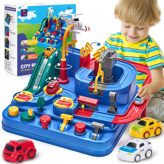Avelena | Abenteuer-Autobahn für Kinder | Bildungsreiches, Interaktives & Langlebiges Spielzeug für Spaß beim Fähigkeitenaufbau