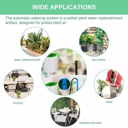 Avelena | Automatisches Bewässerungssystem für Zimmerpflanzen | Intelligente Bewässerung mit Pumpe & Timer