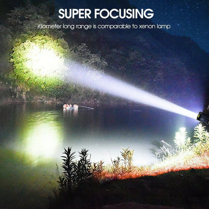 Avelena | Solar LED Taschenlampe – Wasserdichter, leistungsstarker Handstrahler mit Lithium-Batterie