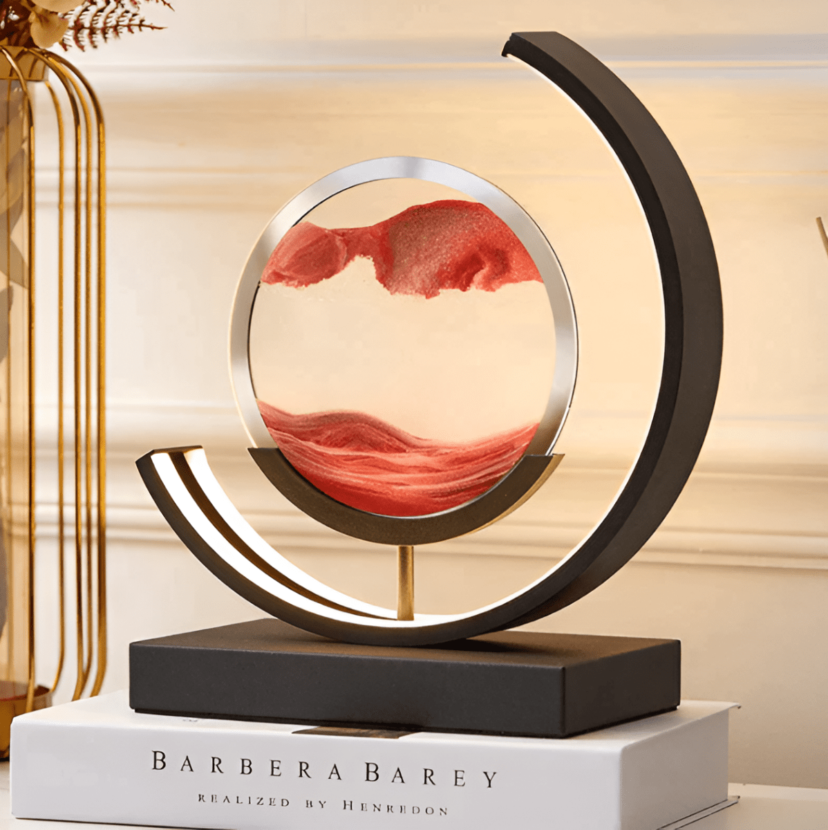 Avelena | SOLUNA LAMPE – Entspannende Sandlampe mit App & Fernbedienung