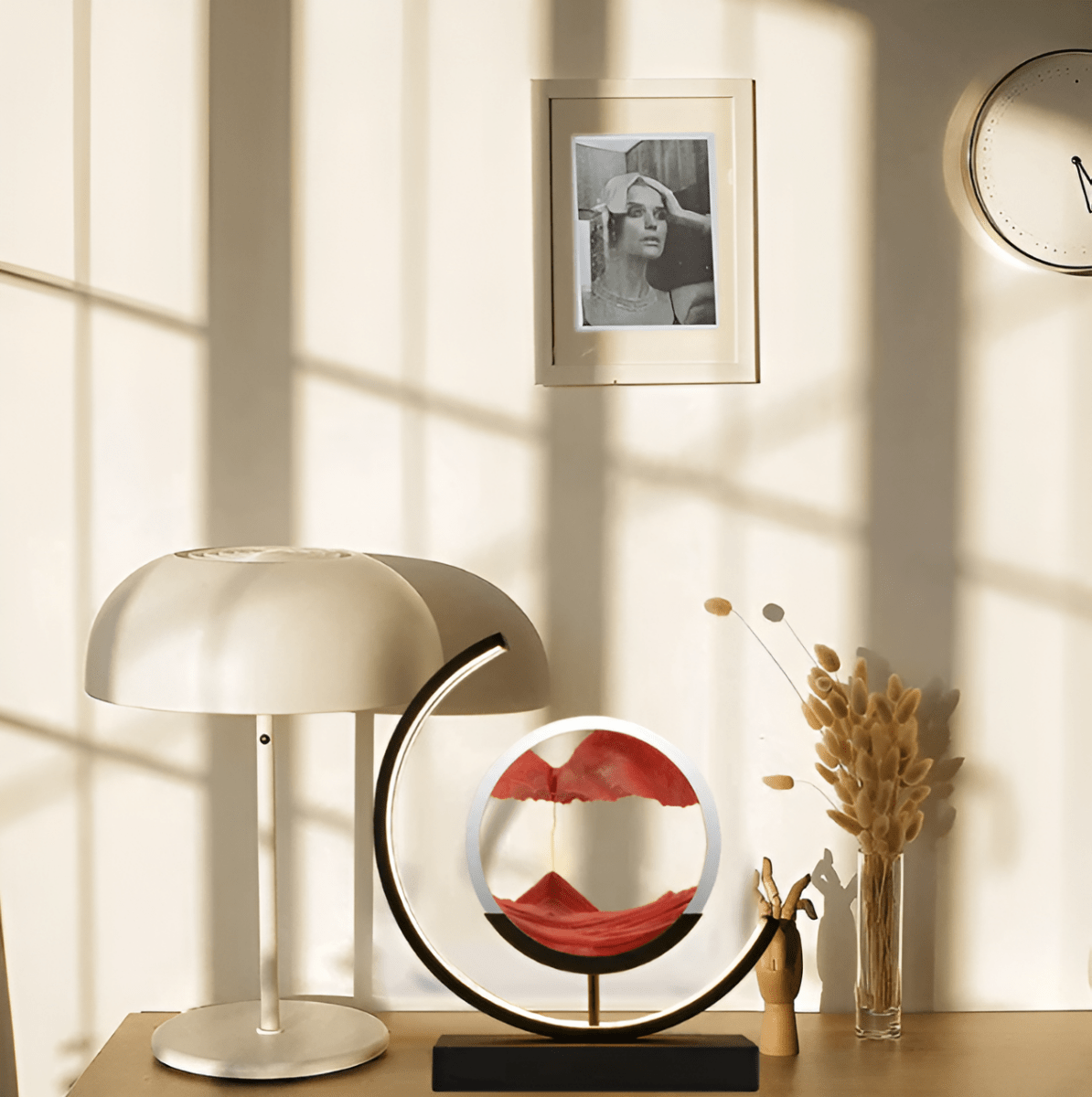 Avelena | SOLUNA LAMPE – Entspannende Sandlampe mit App & Fernbedienung