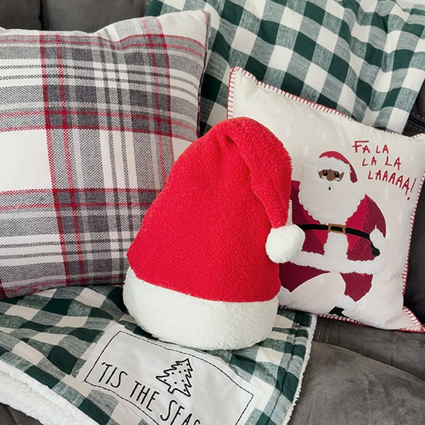 Avelena | Kissen In Form Eines Weihnachtsmannhuts