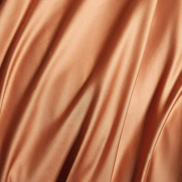 Avelena | Satin Baumwolle Besticktes Bettwäsche-Set - Luxora