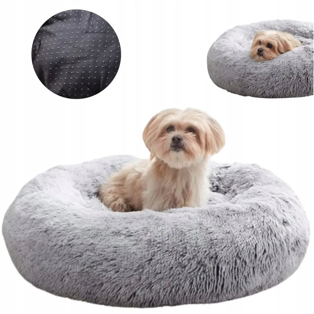 Avelena | Bettplatz Xl Matte Kissen Bett für Hund Katze Grau 100 Cm Perfekt Als Geschenk