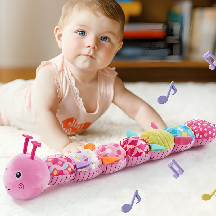 Avelena | Baby Sensory Plüsch Musikalische Raupe Spielzeug