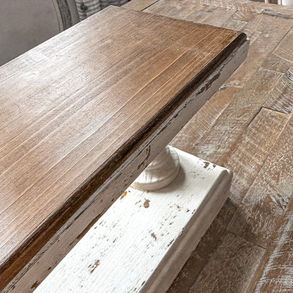 Avelena | Gebraucht Weißes Holzplattenbodenständer