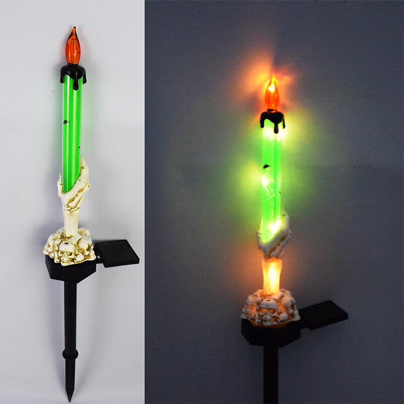 Avelena | Best Gift*Solar Light Halloween Ghost Hand Candle Outdoor Floor Lamp