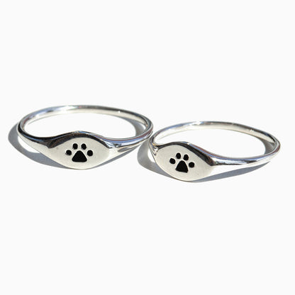 Avelena | Pfoten Signet Ring