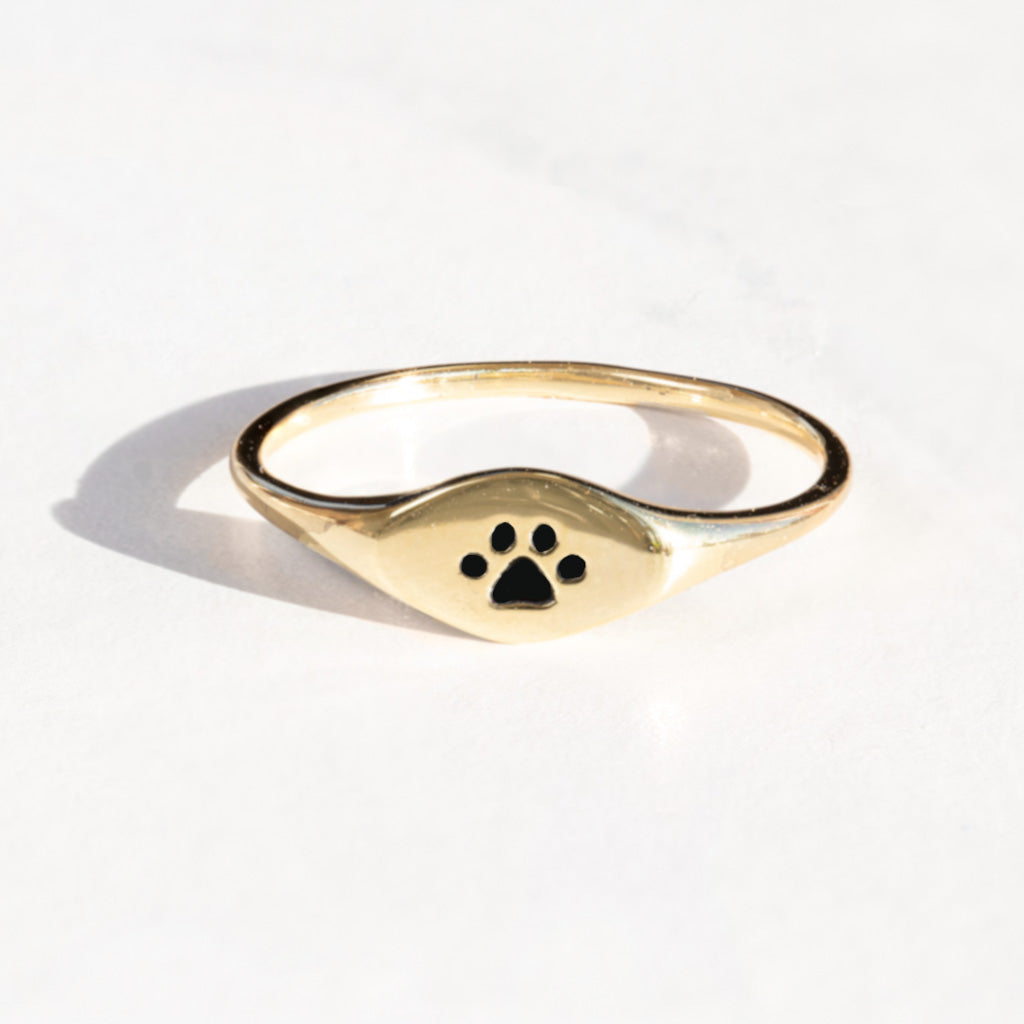 Avelena | Pfoten Signet Ring