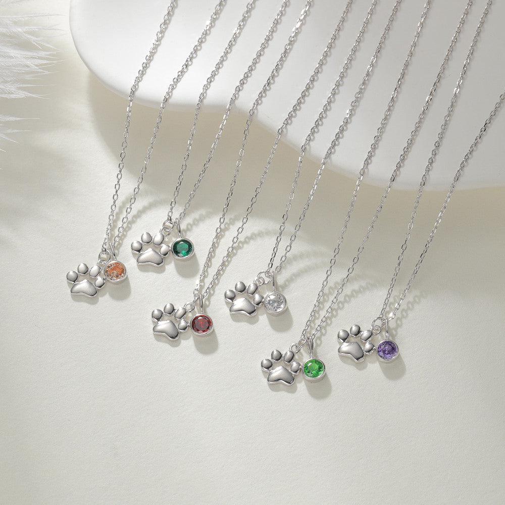 Avelena | Teeny Tiny Paw Halskette mit Charm