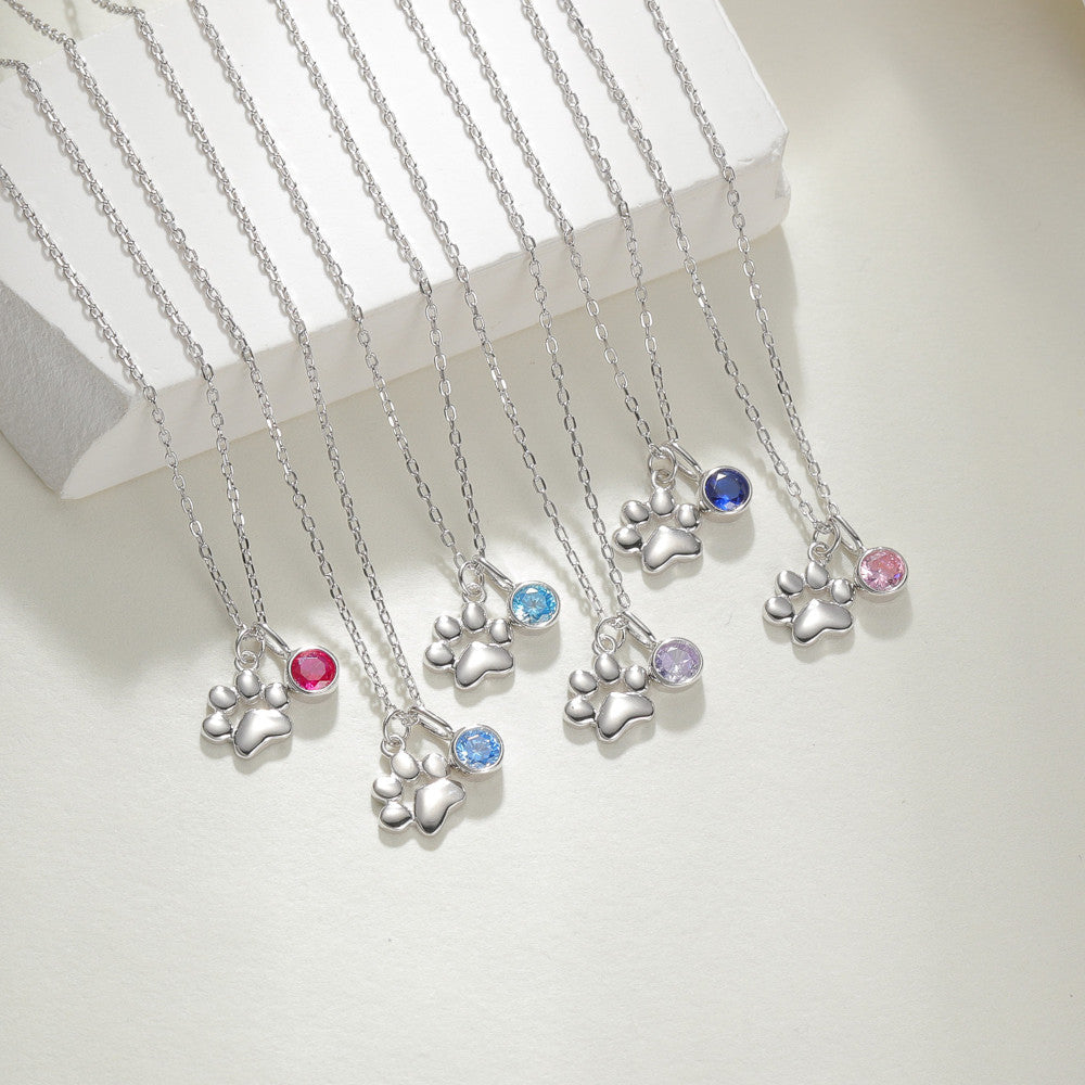 Avelena | Teeny Tiny Paw Halskette mit Charm