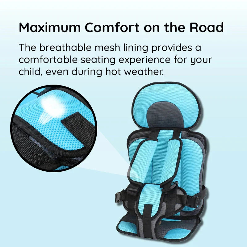Avelena | Travel Car Seat Portable Toddler Booster Safety Compact Harness Foldable