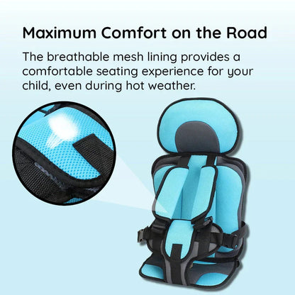 Avelena | Travel Car Seat Portable Toddler Booster Safety Compact Harness Foldable