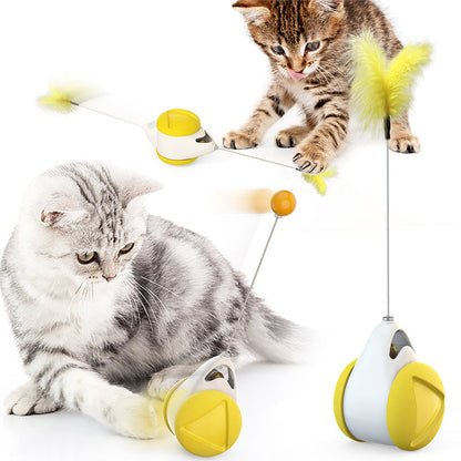Avelena | Schwingendes Katzenspielzeug mit Rädern