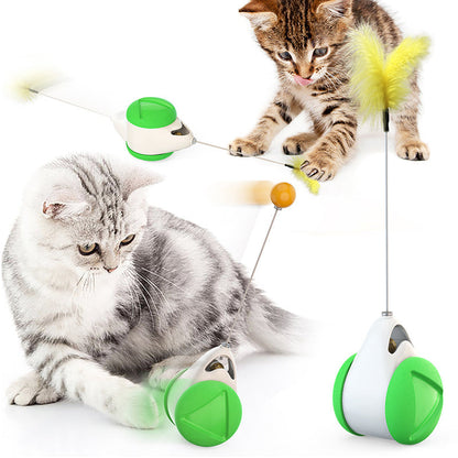 Avelena | Schwingendes Katzenspielzeug mit Rädern