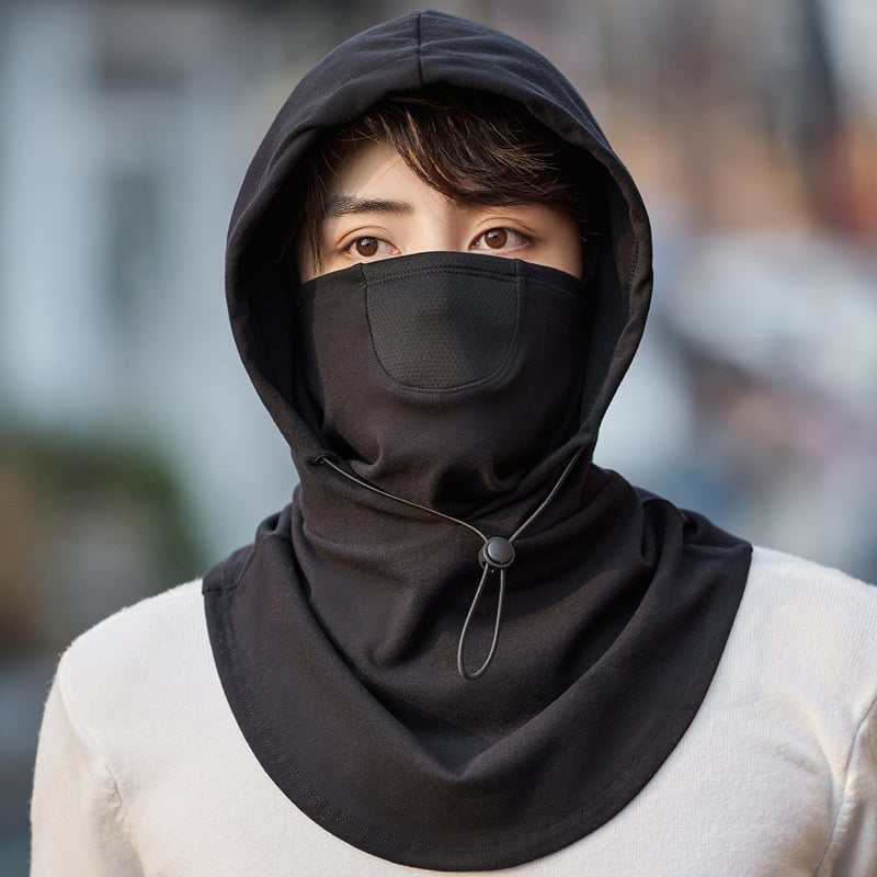 Avelena | Hooded Face Mask mit Nackenwärmer für das Radfahren