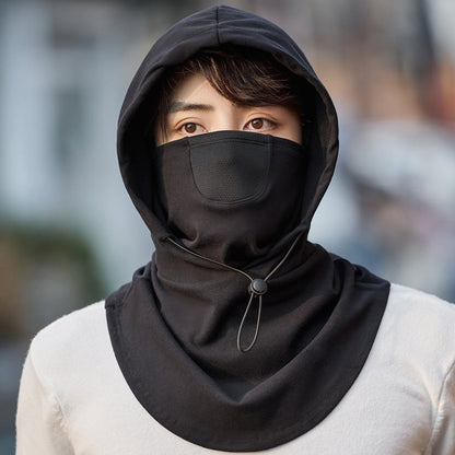 Avelena | Hooded Face Mask mit Nackenwärmer für das Radfahren