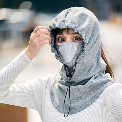 Avelena | Hooded Face Mask mit Nackenwärmer für das Radfahren