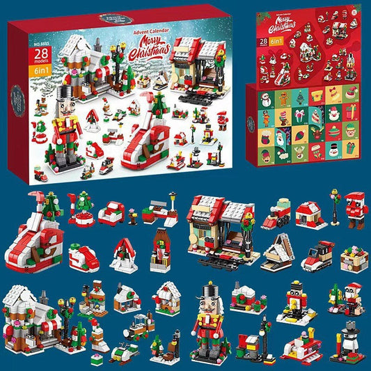 Avelena | Weihnachts-Adventskalender-Überraschungsbaustein-Set