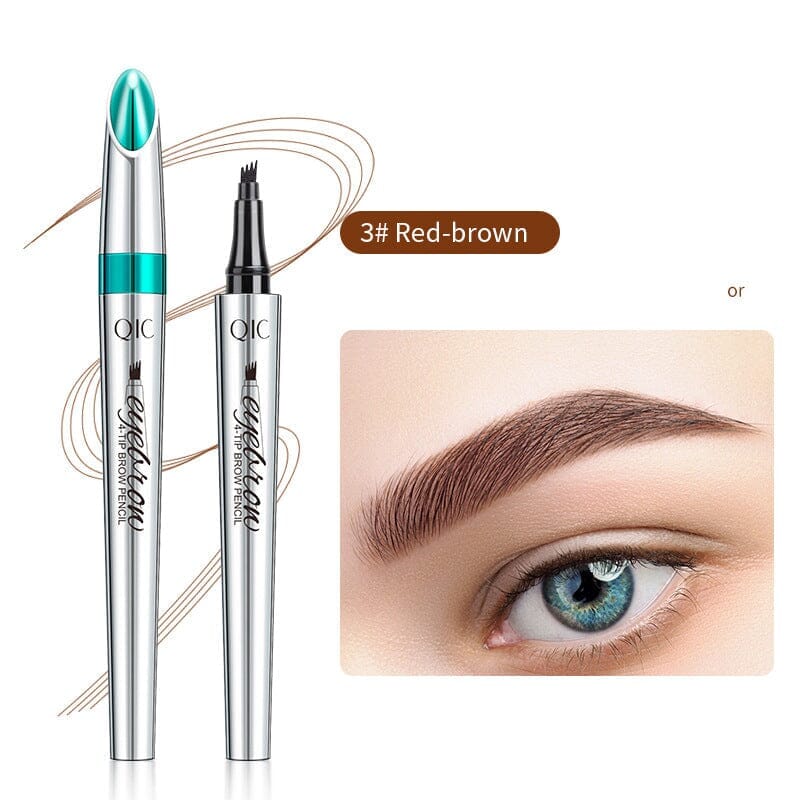 Avelena | Wasserdichter 3D-Microblading-Augenbrauenstift mit 4 Gabelspitzen