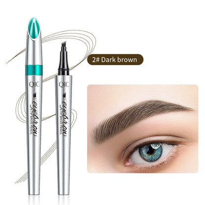 Avelena | Wasserdichter 3D-Microblading-Augenbrauenstift mit 4 Gabelspitzen