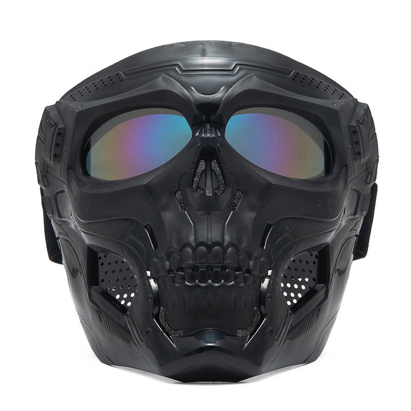 Avelena | Radfahren Harley Goggles Totenkopfmaske
