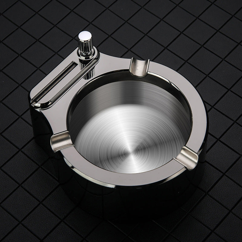 Avelena | Retro Metall-Aschenbecher, Zigarettenanzünder