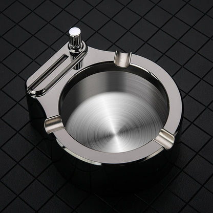 Avelena | Retro Metall-Aschenbecher, Zigarettenanzünder