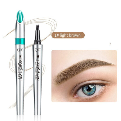 Avelena | Wasserdichter 3D-Microblading-Augenbrauenstift mit 4 Gabelspitzen