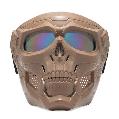 Avelena | Radfahren Harley Goggles Totenkopfmaske