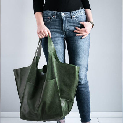Avelena | Übergroße Weekender-Handtaschen Aus Leder