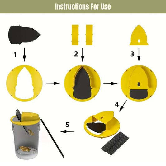 Avelena | Musefelle Multi-Catch | Automatische Neige-Funktion | Sicher für Kinder und Haustiere