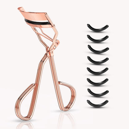 Avelena | Make-Up Pinsel Starterset mit Schwämmen, Wimpernzange und Tasche In Schwarz