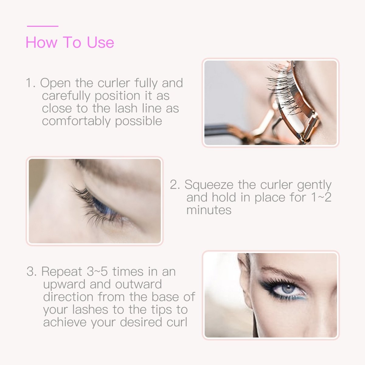 Avelena | Make-Up Pinsel Starterset mit Schwämmen, Wimpernzange und Tasche In Schwarz